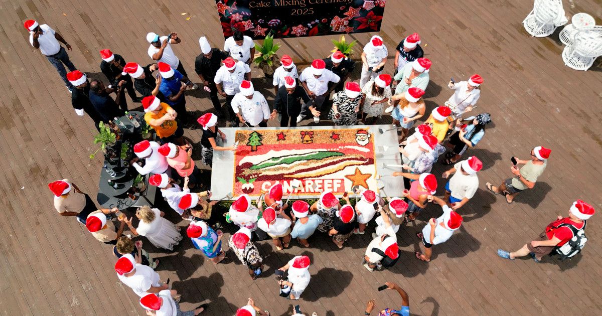 Canareef Resort Maldives Hosts Joyful Cake Mixing Ceremony